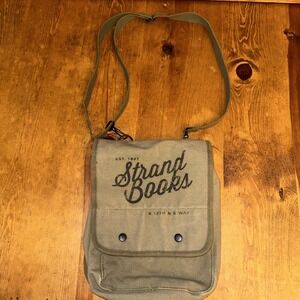 Rothco Strand Books Tote Bag Crossbody Army Green Map Canvas